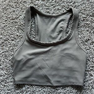 All In Motion Ribbed Racerback Longline Sports Bra